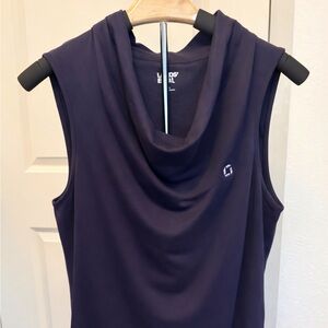 Chase Land’s End Navy Sleeveless Cowl Neck Top - NWOT